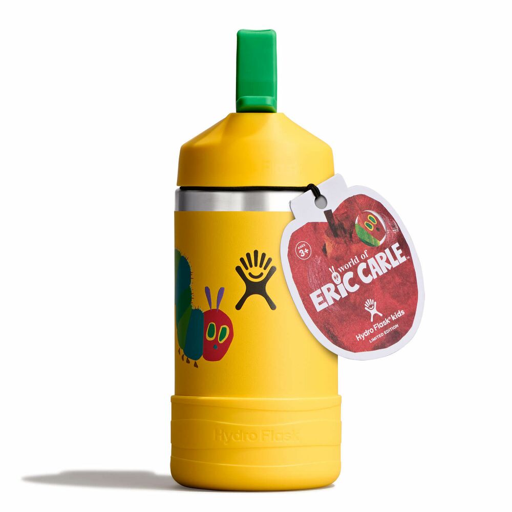 le26-w12-1000-kids-12-oz-wide-straw-cap-and-boot-yellow-caterpillar-straight-lid-open-withtag_1